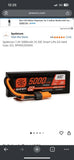 Spektrum 7.4V 5000mAh 2S 50C Smart LiPo G2 Hard Case: IC5, SPMX52S50H5 Battery