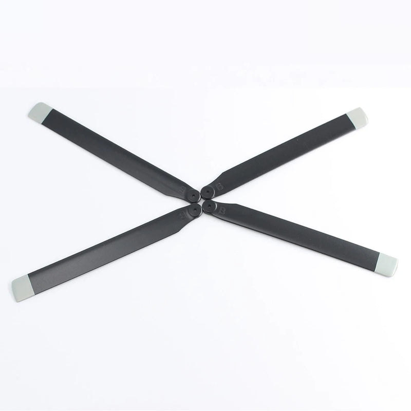 Black 110mm main rotor blades, replacement RC helicopter propeller set
