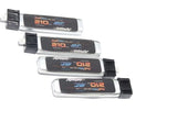 Power Hobby 3.7V 210mAh 1S 45C Lithium Polymer Batteries (4pcs) PHB1S21045C Battery