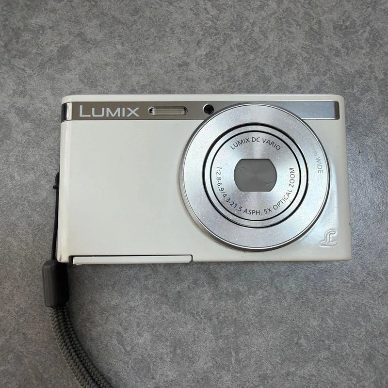 Panasonic Lumix DMC-XS1 White Compact Digital Camera Tested Great Condition