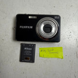 Fujifilm FinePix J40 Black 12.2 MP 3x Optical Zoom 3" LCD Display Digital Camera