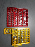 AMT Kenworth W-925 Tractor 1/25 red Amber yellow cab marker trailer light beacon