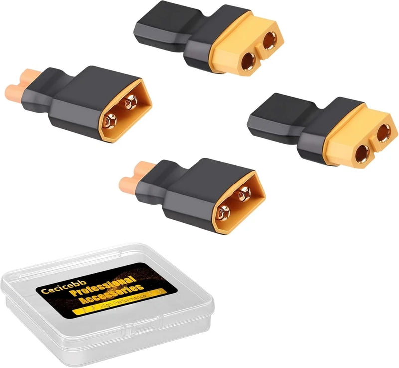 XT30 to XT60 Plug Female Male Adapter Connector for RC FPV Drone Car Truck Lipo Battery
