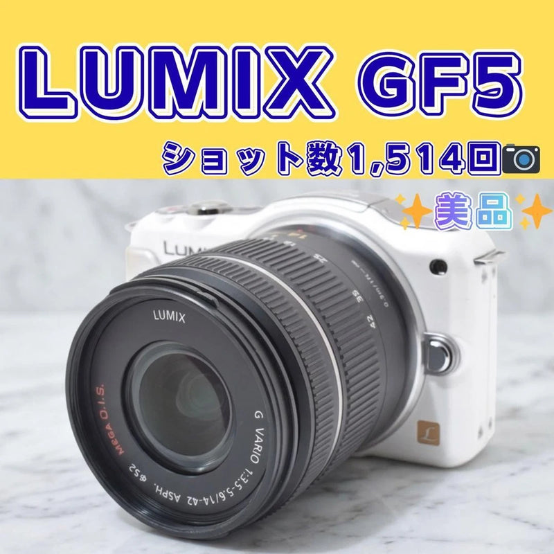 Panasonic Lumix GF5 Mirrorless Camera Smartphone Transfer Shutter Count Used Fro