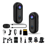 i3 4K Small POV Body Camera with Audio and Video Recording Accessories Kit Bu...