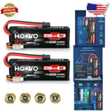 2S 6200mAh 7.4V Lipo Battery Pack Hard Case Tracxas RC Vehicles