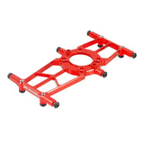 Microheli Aluminum Bottom Frame (RED) - BLADE INFUSION 180