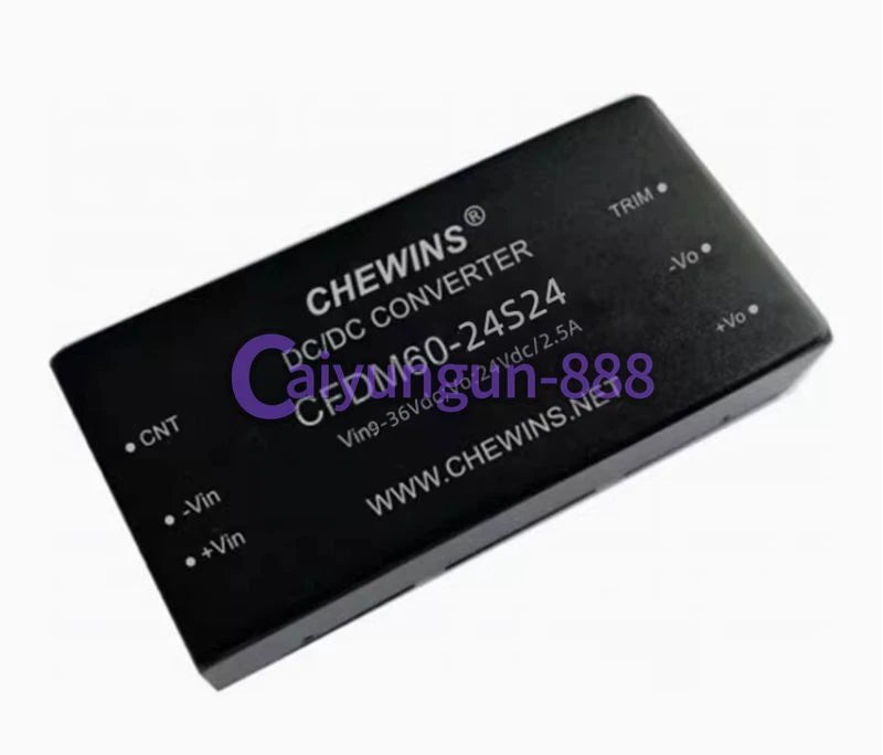 1PC DC-DC Power Module 9-36V Input 24V to 48V 60W Regulated Output CFDM60-24S48