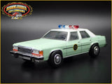 1983 83 FORD LTD CROWN VICTORIA US CUSTOMS BORDER PATROL 1:64 SCALE MODEL CAR