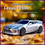 1:32 LEXUS LC500 Alloy Sport Car Diecast Metal Model Simulation Sound and Light