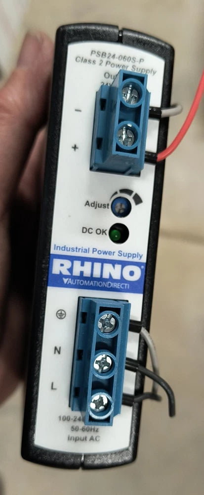 Rhino Power Supply PSB24-060S-P   Input 100-240V  Output 24V