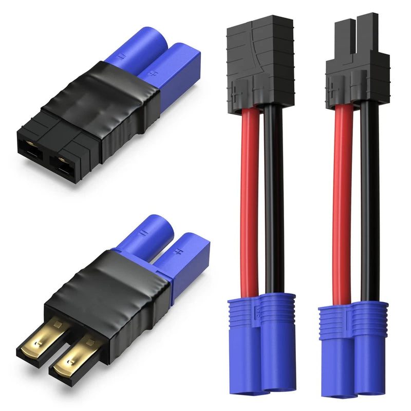 Cordro 2 Pair RC LiPo Battery Connector Adapter Compatible with TRX/Traxxas L... Battery