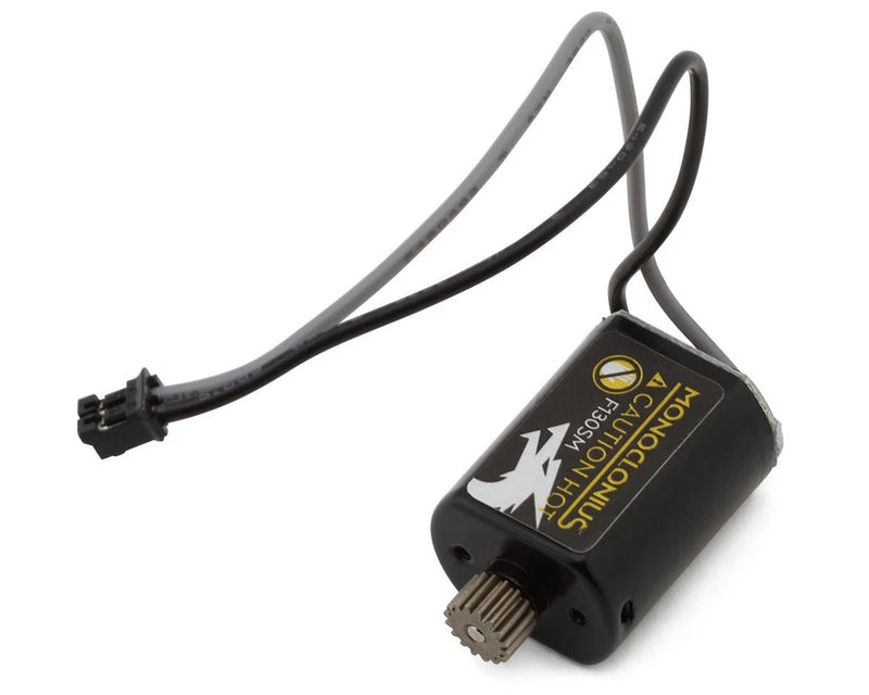 UDI Monoclonius carbon brushed RC motor with steel pinion and wiring leads