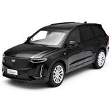 1:24 Cadillac XT6 alloy car model Pull back sound and light car collectible