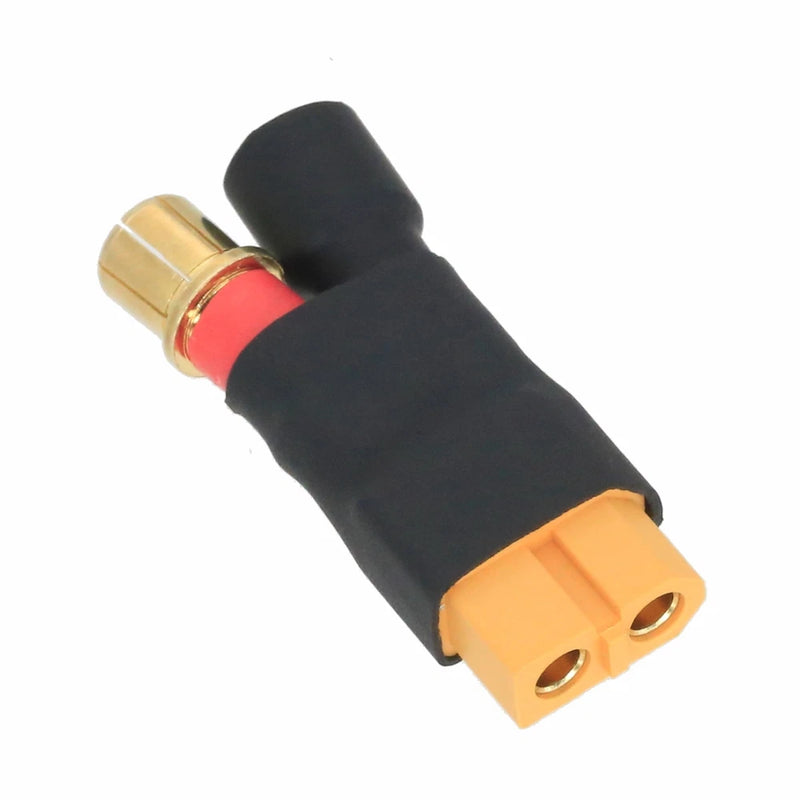 HXT 8mm Male Plug to XT60 Female Jack No Wires Adapter RC Lipo Battery