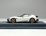 ZD Zadie 1:64 White 12 Cilindri Coupe Racing Sports Model Diecast Resin Car BN