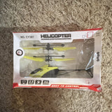 CY387 Micro 3-Channel Infrared RC Helicopter, Electric, Yellow/Black