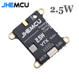 JHEMCU 2.5W VTX 5.8G 40CH FPV Transmitter w/ Mic 2-6S for RC FPV Racing Drone