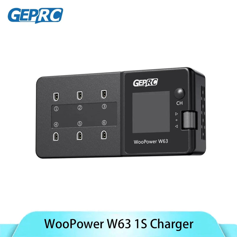 GEPRC WooPower W63 100W Smart Battery Charger for LiPo LiHV LiFe RC Drone FPV