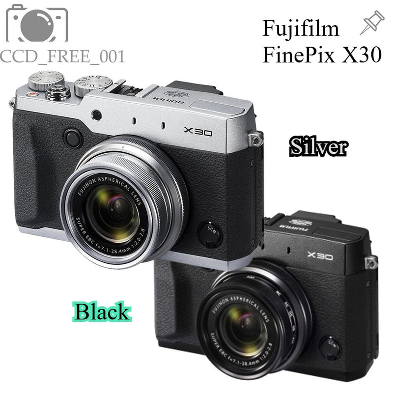 Fujifilm X30 Digital Camera 12.0MP 4x Optical Zoom Built-in Wi-Fi Black/Silver