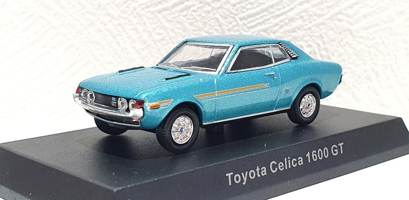 1/64 Kyosho TOYOTA CELICA 1600GT TA22 BLUE Limited Edition diecast car model