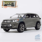 1:32 Toyota Highlander SUV Model Car Diecast Toy Vehicle Collection Gift Gray Battery
