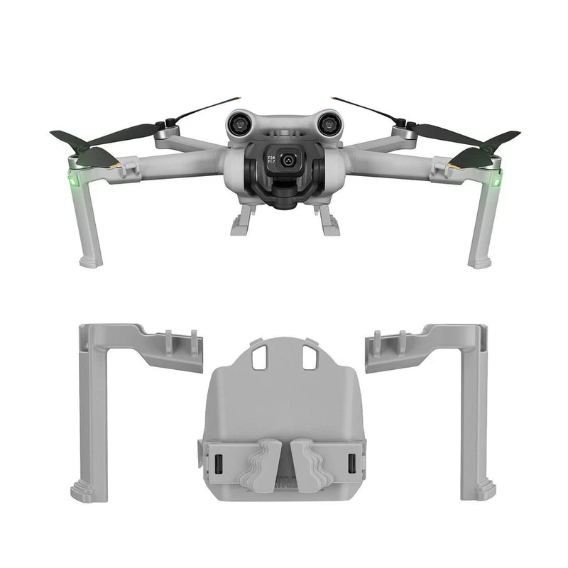 Foldable landing gear training kit with extended gray legs and mounts
