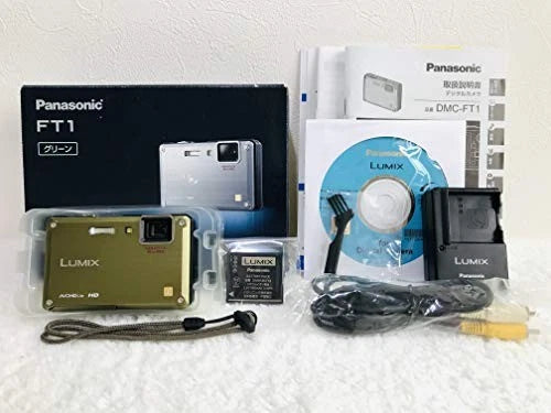Panasonic Lumix FT1 Waterproof Digital Camera Foliage Green From Japan