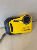 Fujifilm FinePix XP70 Waterproof Shockproof Camera Yellow From Japan