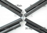 3K Carbon Fiber Tube 28-35x25-35mm|Roll Wrapped|High Load Industrial/Drone Frame