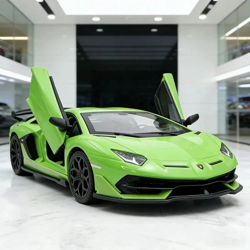 CCA 1:32 Lamborghini Aventador SVJ Supercar Alloy Model Car Toy Diecasts  Sou