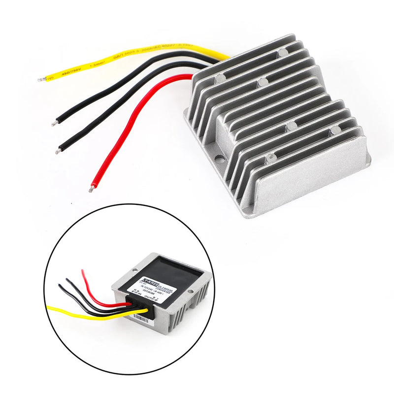 WaterProof 12V/24V to 6V 30A 180W Step Down DC/DC Power Converter Regulator E4