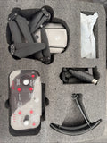 Vivitar Skyhawk GPS foldable drone kit with controller, black