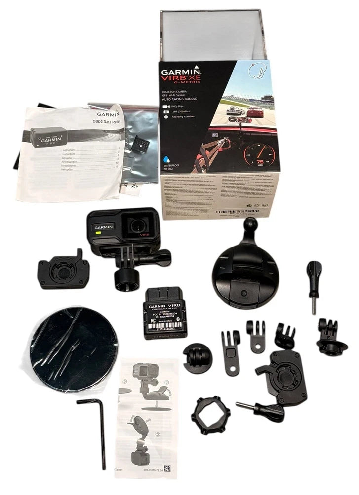 Garmin VIRB XE G-Metrix HD Action Camera GPS Wi-Fi Capable Waterproof