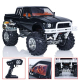 HG 1/10 RC Pickup Model 4*4 Rally Car Series Car Racing Crawler 2.4G RTR Black Battery