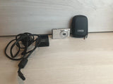 Panasonic Digital Camera Lumix DMC-FH3 14.1MP Silver Tested With Charger-memory