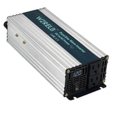 WZRELB 1000W 12VDC to 110V120V AC Pure Sine Wave Power Inverter home RV camp new
