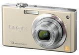 Panasonic Lumix FX35 Digital Camera Gloss Gold Compact From Japan