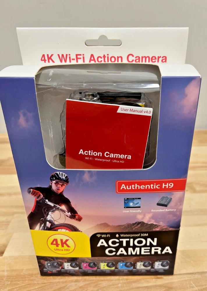Authentic H9 4K Ultra HD Yellow Action Camera Brand New