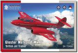 Special Hobby 1/72 British Gloster Meteor T Mk.7 Jet Training Plane Plastic Mode