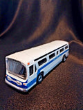 Classic New York City Bus Diecast CAR Model with pull back 6 inch Long