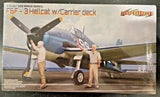 1/72 F6F-3 HELLCAT w/Carrier Deck - Dragon Cyber-Hobby 5117