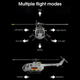 RC Helicopter Brushless Motor Single Propeller With 6-Axis Gyro Altitude H RSFT