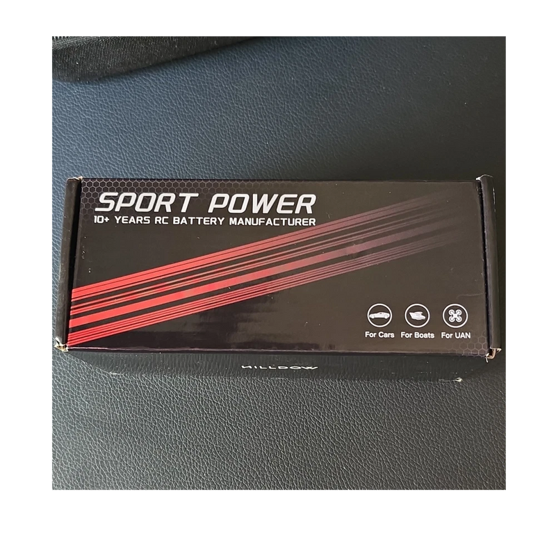 Hilldow Sport Power 7.4V 2S LiPo RC Battery Pack, 2-Pack (X003KKDVVN) Battery