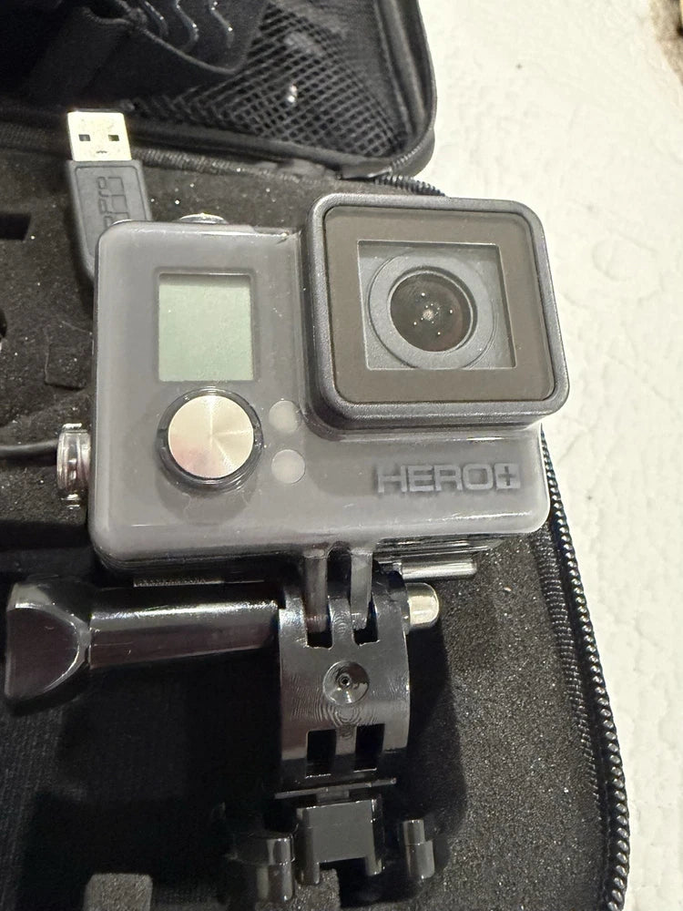 GoPro HERO+ Waterproof Action Camera Gray/Black with Accessories & Carrying Case