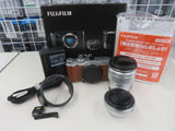 Fujifilm X-M1 Mirrorless Camera Kit 16.3MP APS-C CMOS 2 Lenses Used
