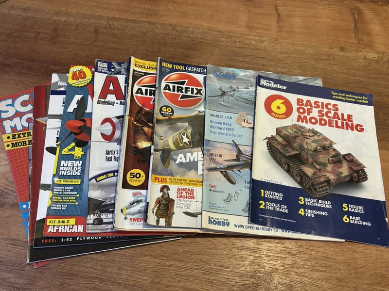 LOT x Military Modelling Airplanes Tanks Model World Hobby Scale Hobby