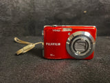 Fujifilm FinePix AX250 Digital Camera 14.0MP Red w/ Case - TESTED