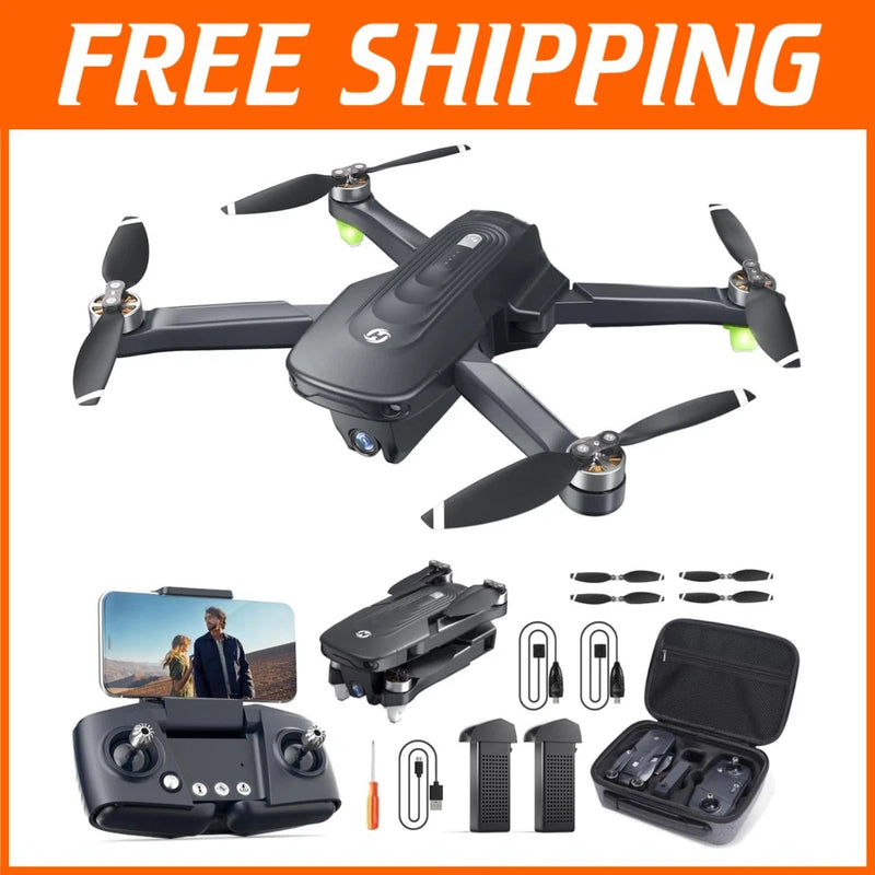 HS175D 4K Camera Drone: Foldable Design, 46 Mins Flight Time