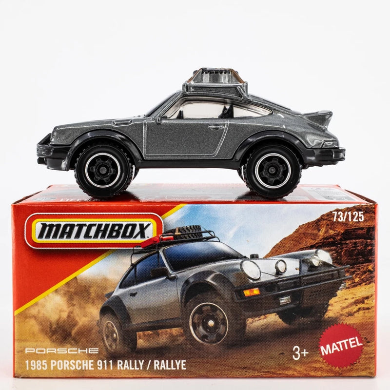 2026 Matchbox Power Grabs #73 1985 Porsche 911 Rally METEOR GREY METALLIC | FSB